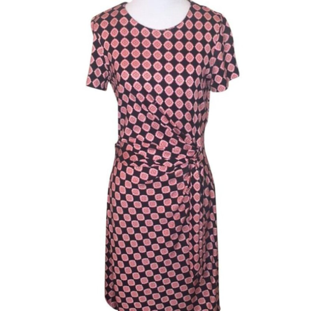 Diane Von Furstenberg DvF Zoe mock wrap dress sz 8